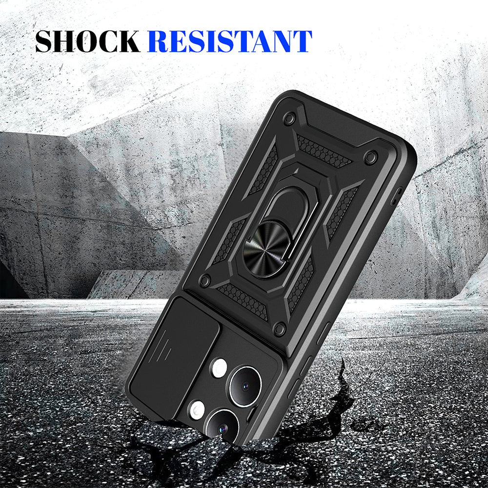 Калъф за Xiaomi Poco X8 Pro Max, Techsuit, CamShield, Златист