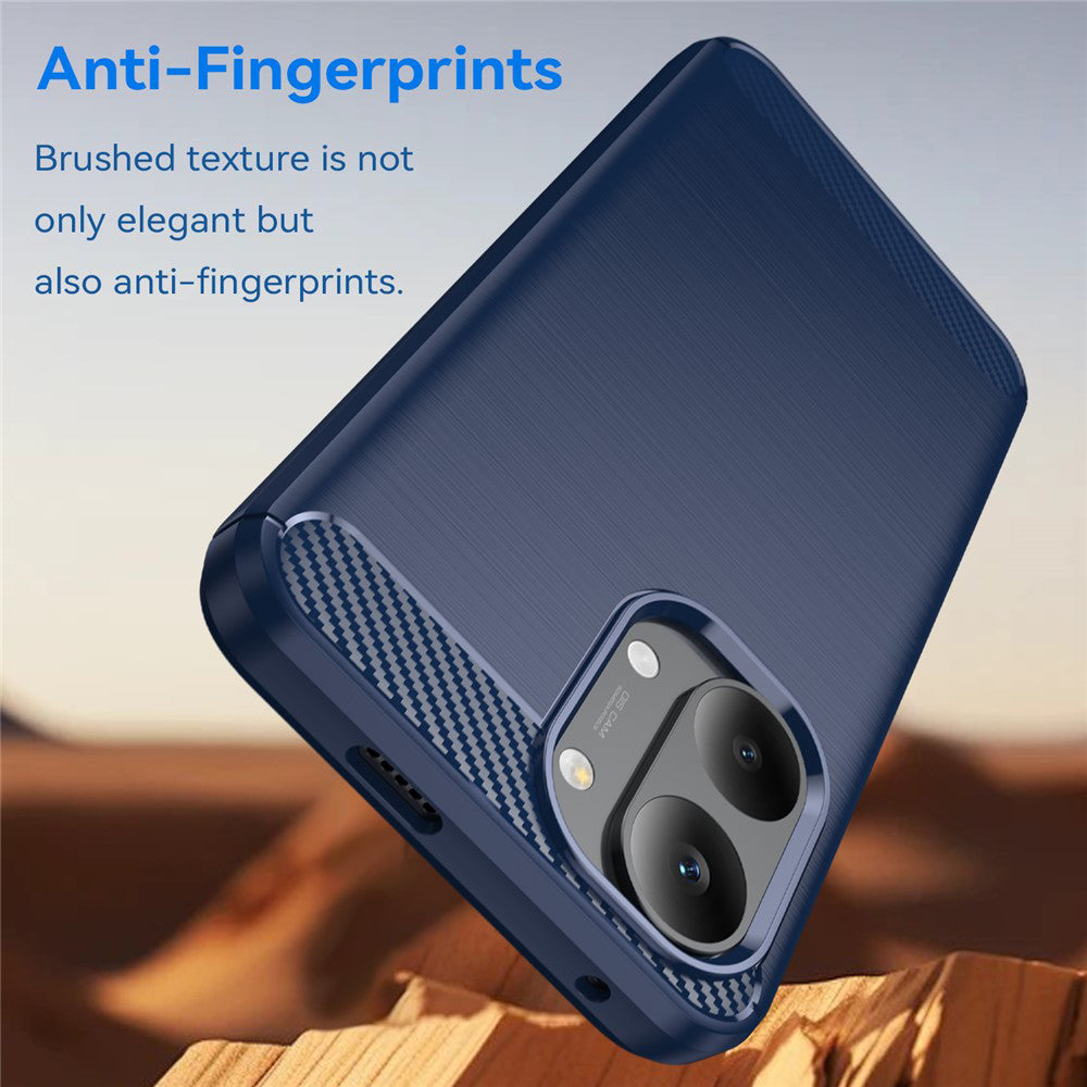 Калъф за Xiaomi Poco X8 Pro Max, Techsuit, Карбон, Син