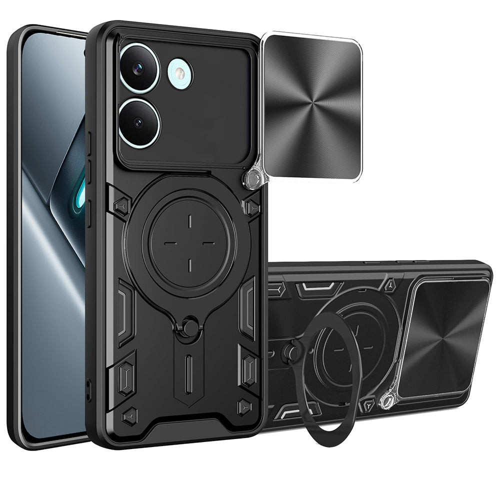Калъф за Xiaomi Poco X8 Pro, Techsuit, CamGuard Pro, Черен
