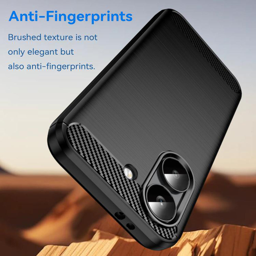 Калъф за Xiaomi Poco X8 Pro, Techsuit, Карбон, Черен