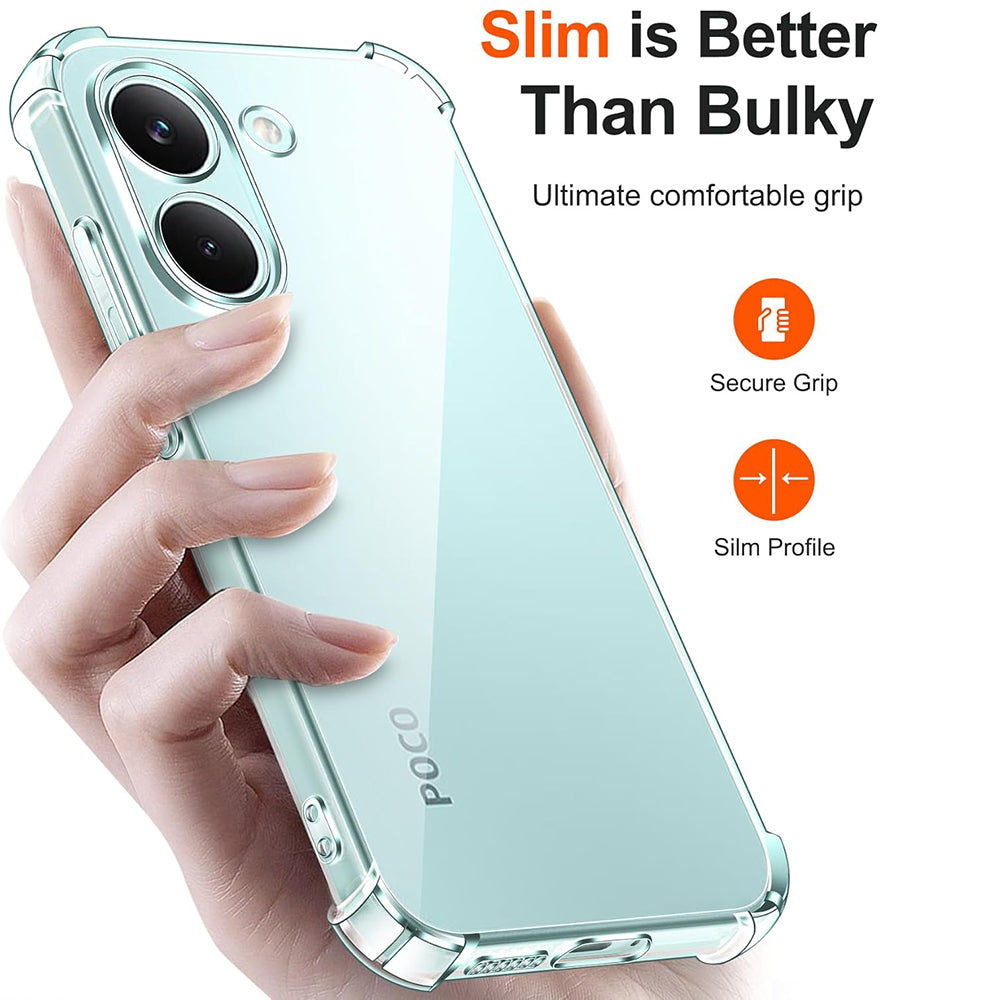 Калъф за Xiaomi Poco X8 Pro, Techsuit, Shockproof Clear, Прозрачен