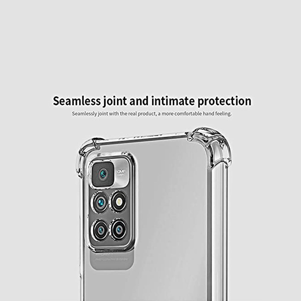 Калъф за Xiaomi Redmi 10 2022 / 10 (2021), Techsuit, противоударен прозрачен, прозрачен