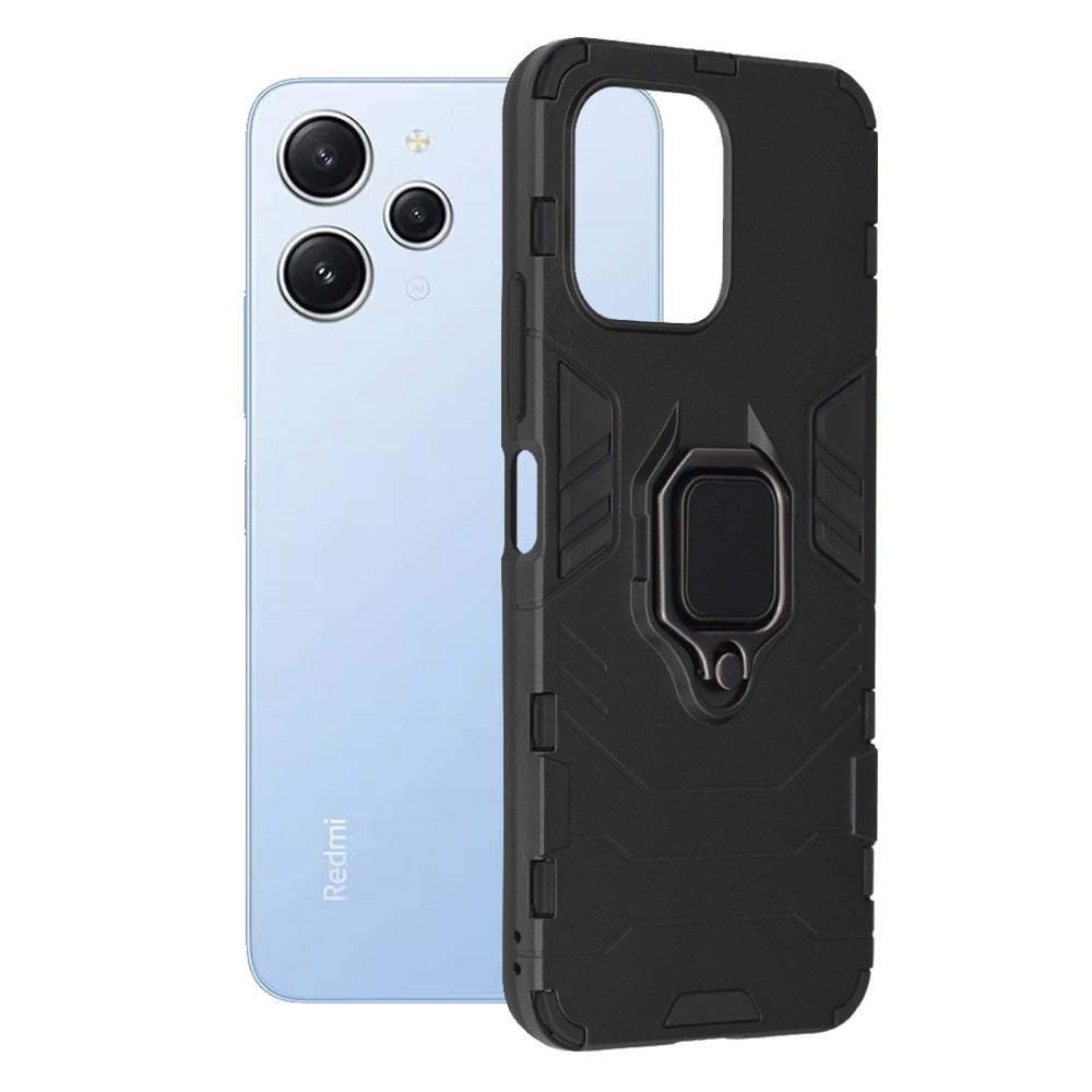 Калъф за Xiaomi Redmi 12 5G / 12, Techsuit, Shield, Черен