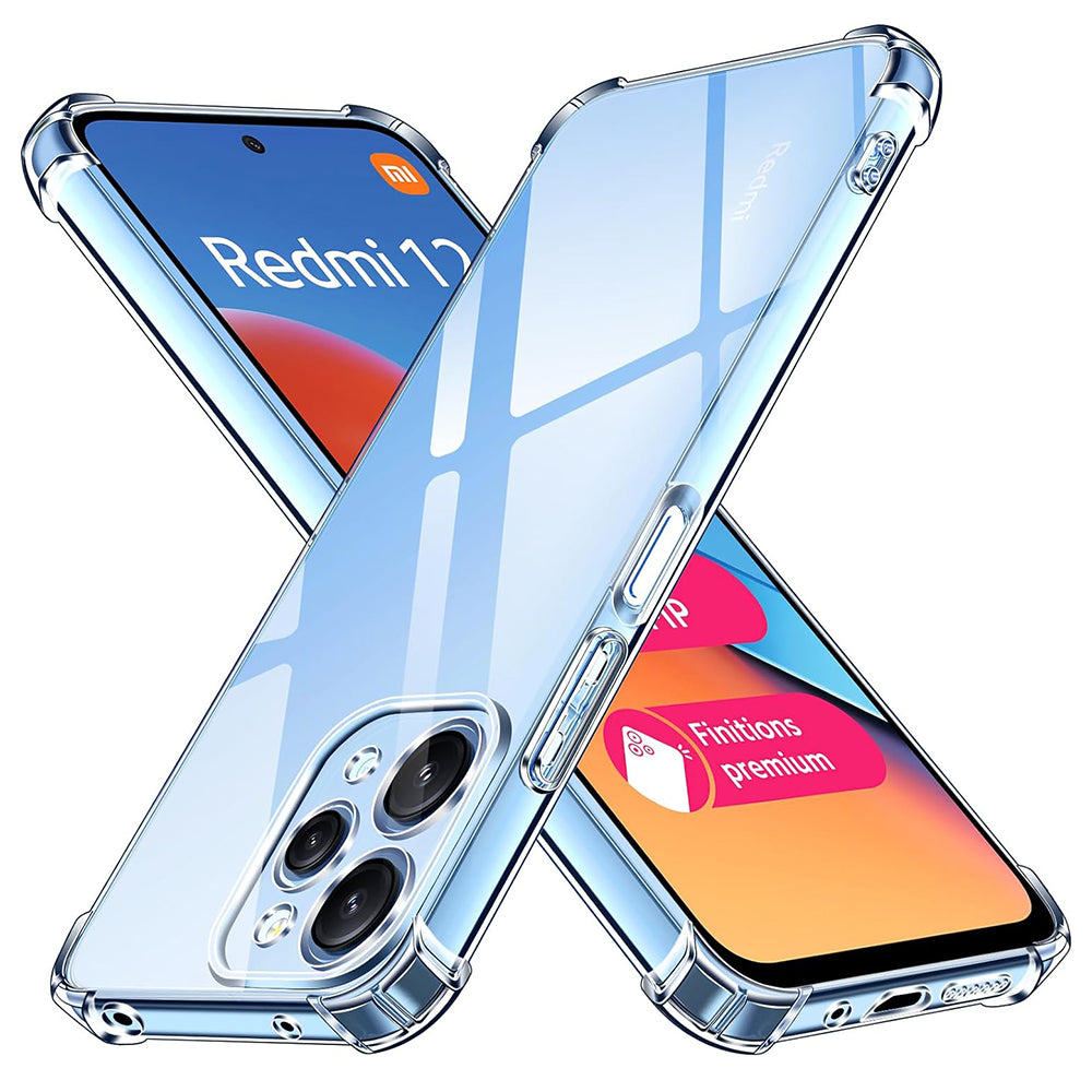 Калъф за Xiaomi Redmi 12 5G / 12, Techsuit, противоударен прозрачен, прозрачен