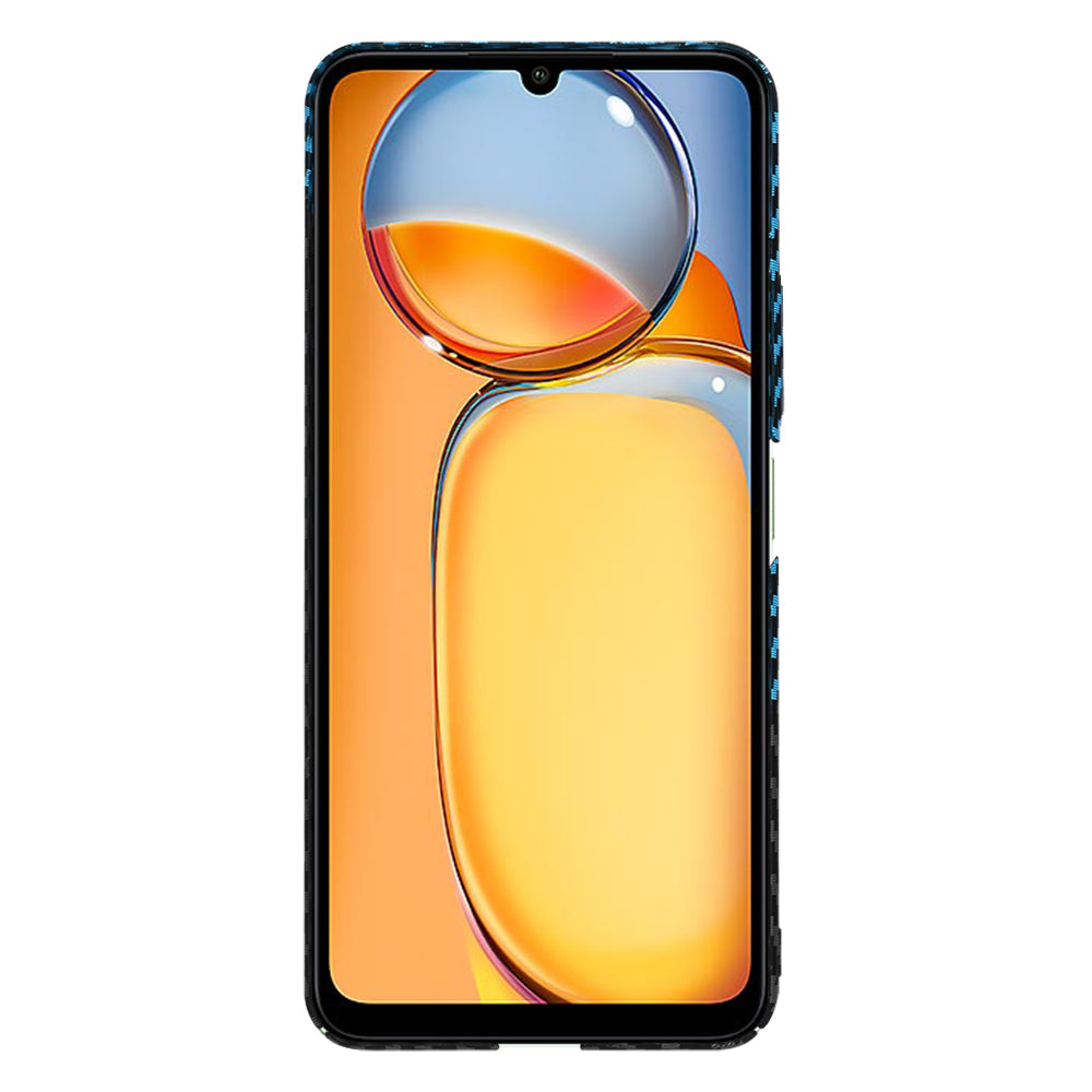 Калъф за Xiaomi Redmi 13C 5G / 13C / Poco C65, Techsuit, Carbonite FiberShell, Черно Синьо
