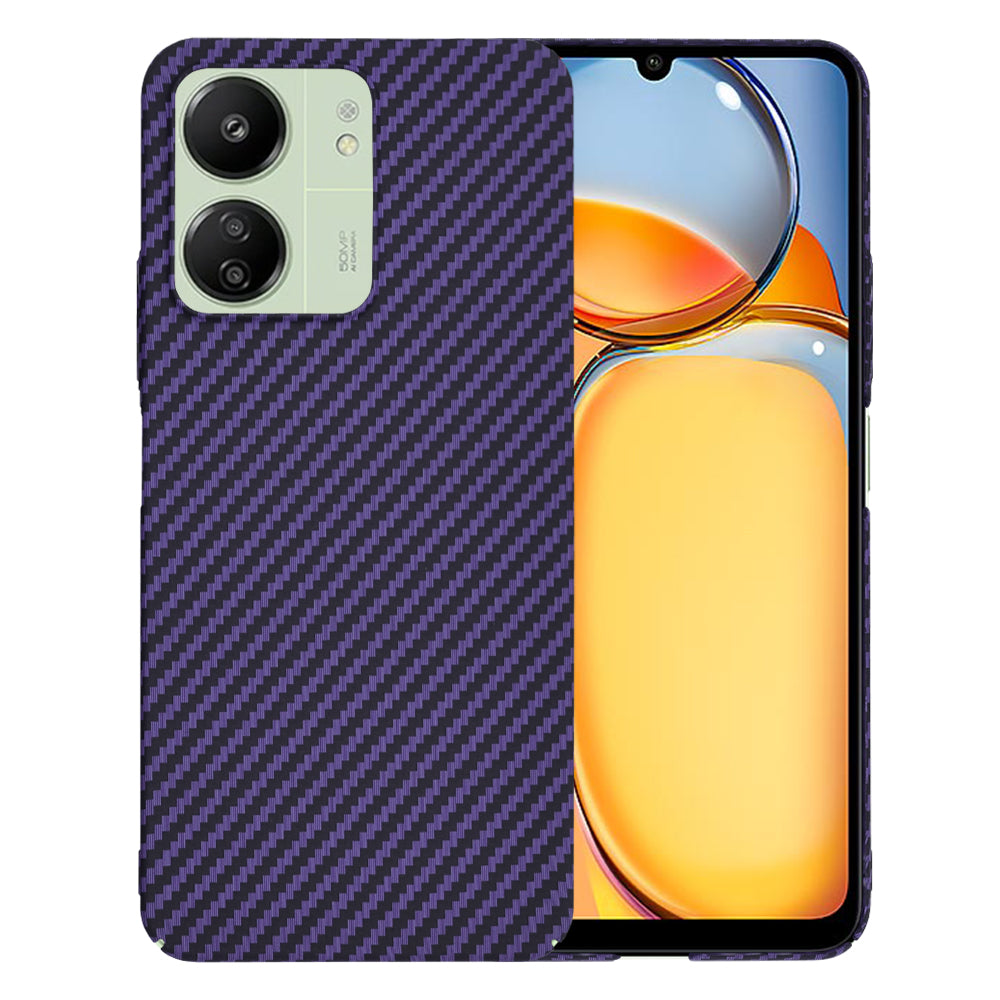 Калъф за Xiaomi Redmi 13C 5G / 13C / Poco C65, Techsuit, Carbonite FiberShell, Лилав