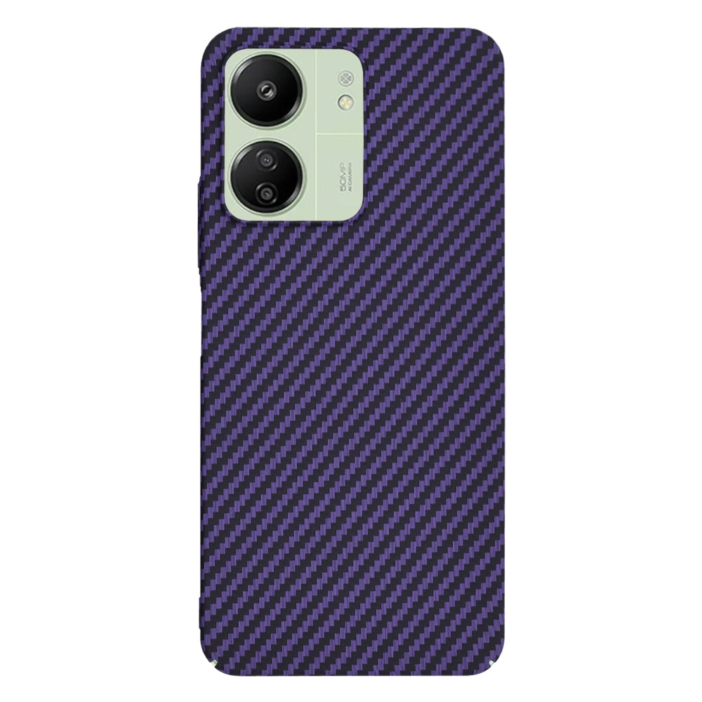 Калъф за Xiaomi Redmi 13C 5G / 13C / Poco C65, Techsuit, Carbonite FiberShell, Лилав