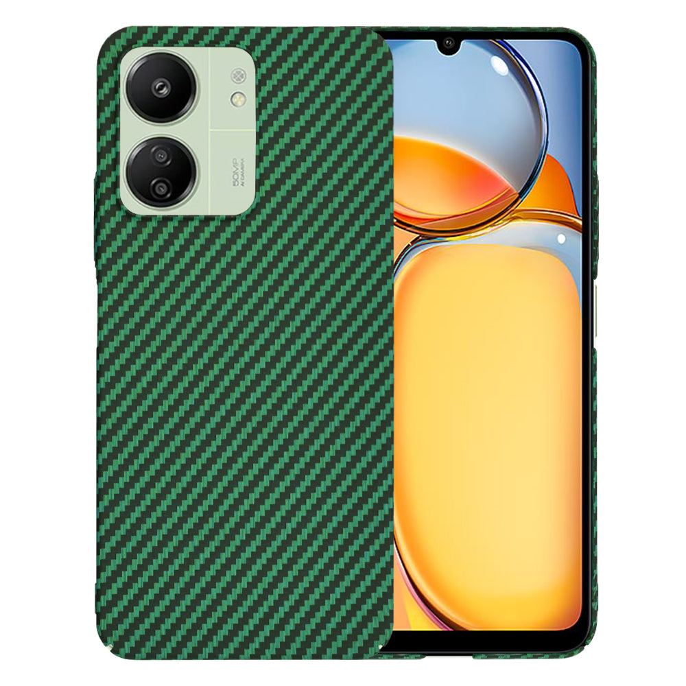 Калъф за Xiaomi Redmi 13C 5G / 13C / Poco C65, Techsuit, Carbonite FiberShell, Зелен