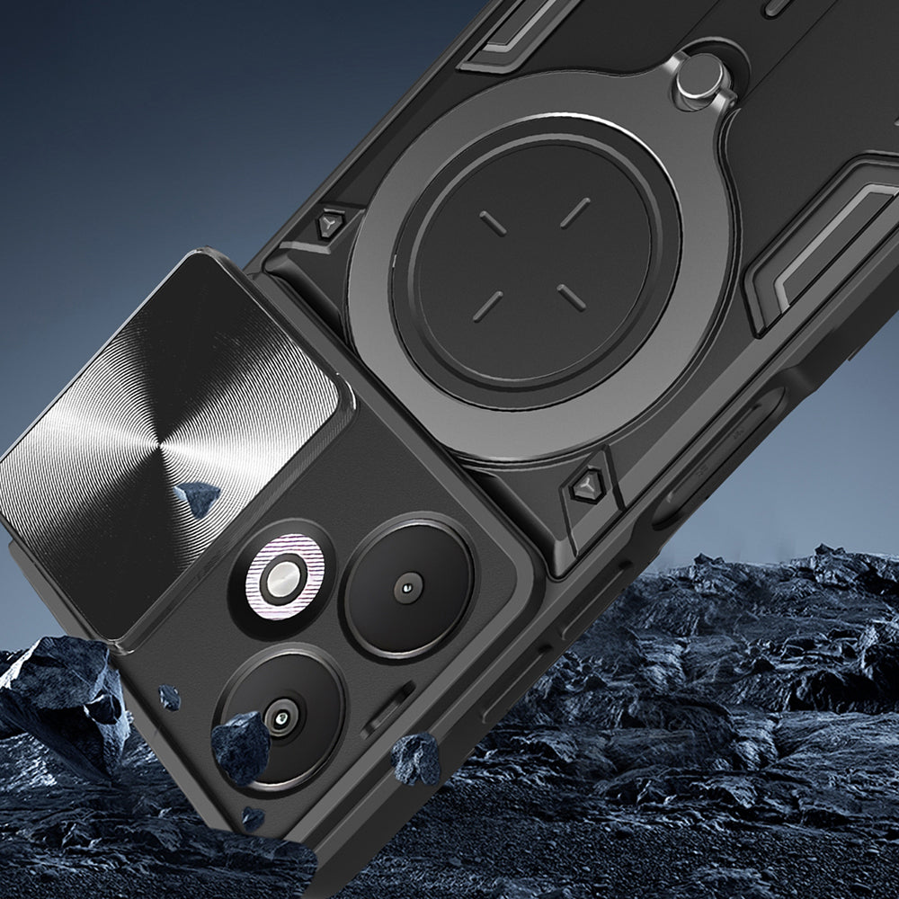 Калъф за Xiaomi Redmi 13C 5G, Techsuit, CamGuard Pro, Черен
