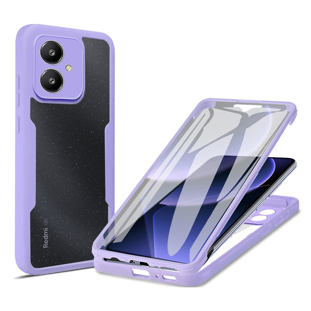 Калъф за Xiaomi Redmi 13C 5G, Techsuit, ColorVerse 360, Лилав