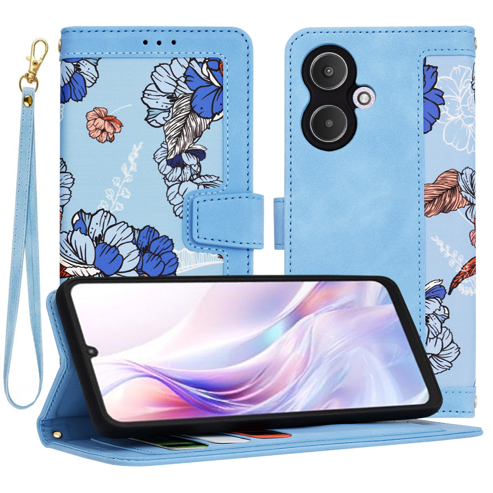 Калъф за Xiaomi Redmi 13C 5G, Techsuit, FlipCraft, Син