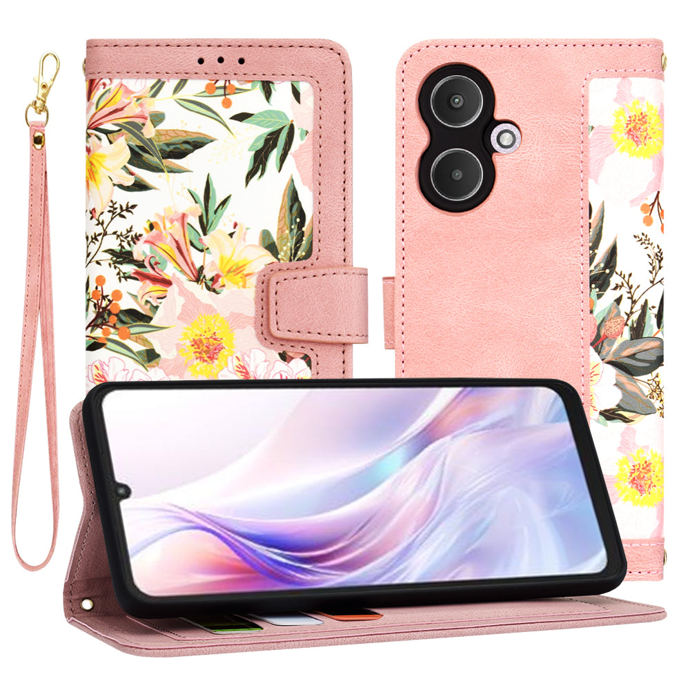 Калъф за Xiaomi Redmi 13C 5G, Techsuit, FlipCraft, Розов