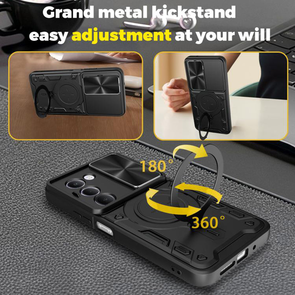 Калъф за Xiaomi Redmi 15 5G / 15 4G, Techsuit, CamGuard Pro, Червен