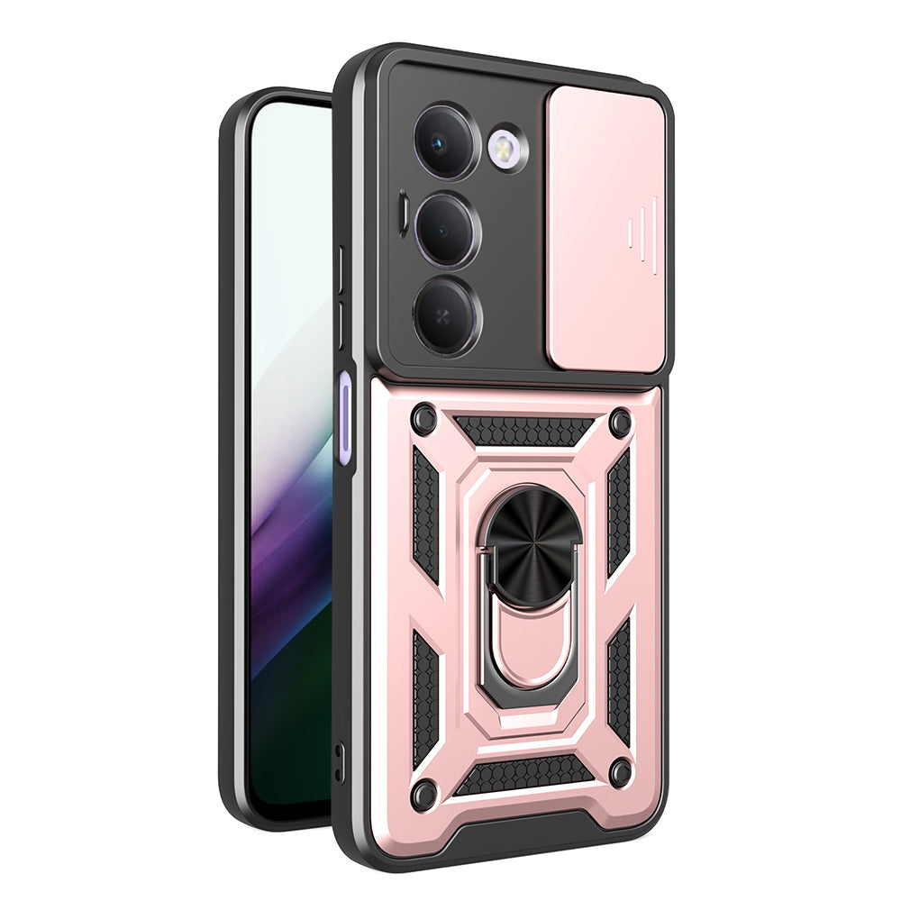 Калъф за Xiaomi Redmi 15 5G / 15 4G, Techsuit, CamShield, Розов