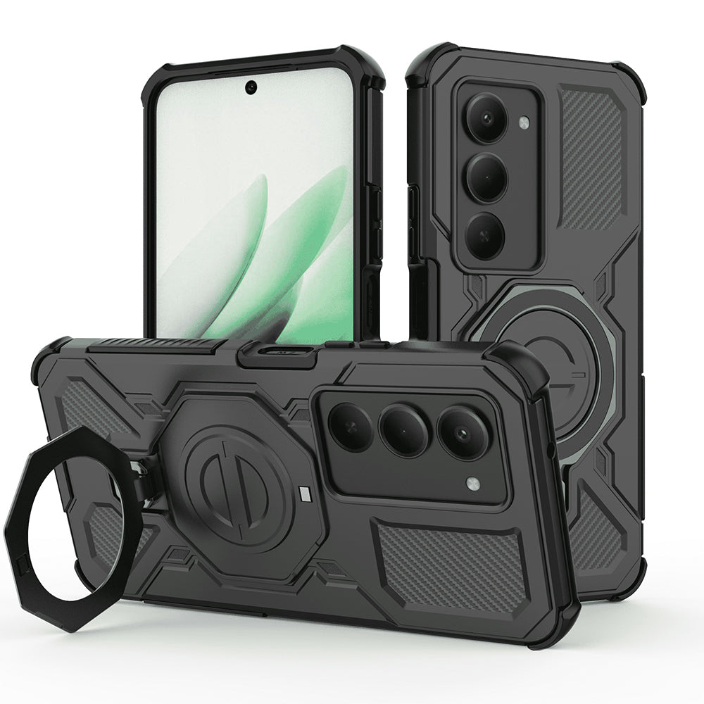 Калъф за Xiaomi Redmi 15 5G / 15 4G, Techsuit, Carbon Shield Pro, Черен