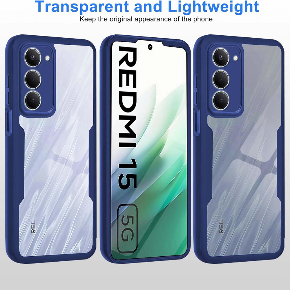 Калъф за Xiaomi Redmi 15 5G / 15 4G, Techsuit, ColorVerse 360, Син