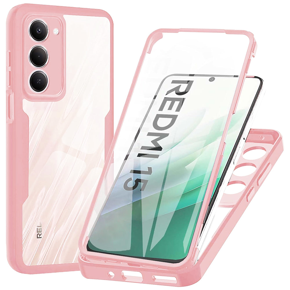 Калъф за Xiaomi Redmi 15 5G / 15 4G, Techsuit, ColorVerse 360, Розов