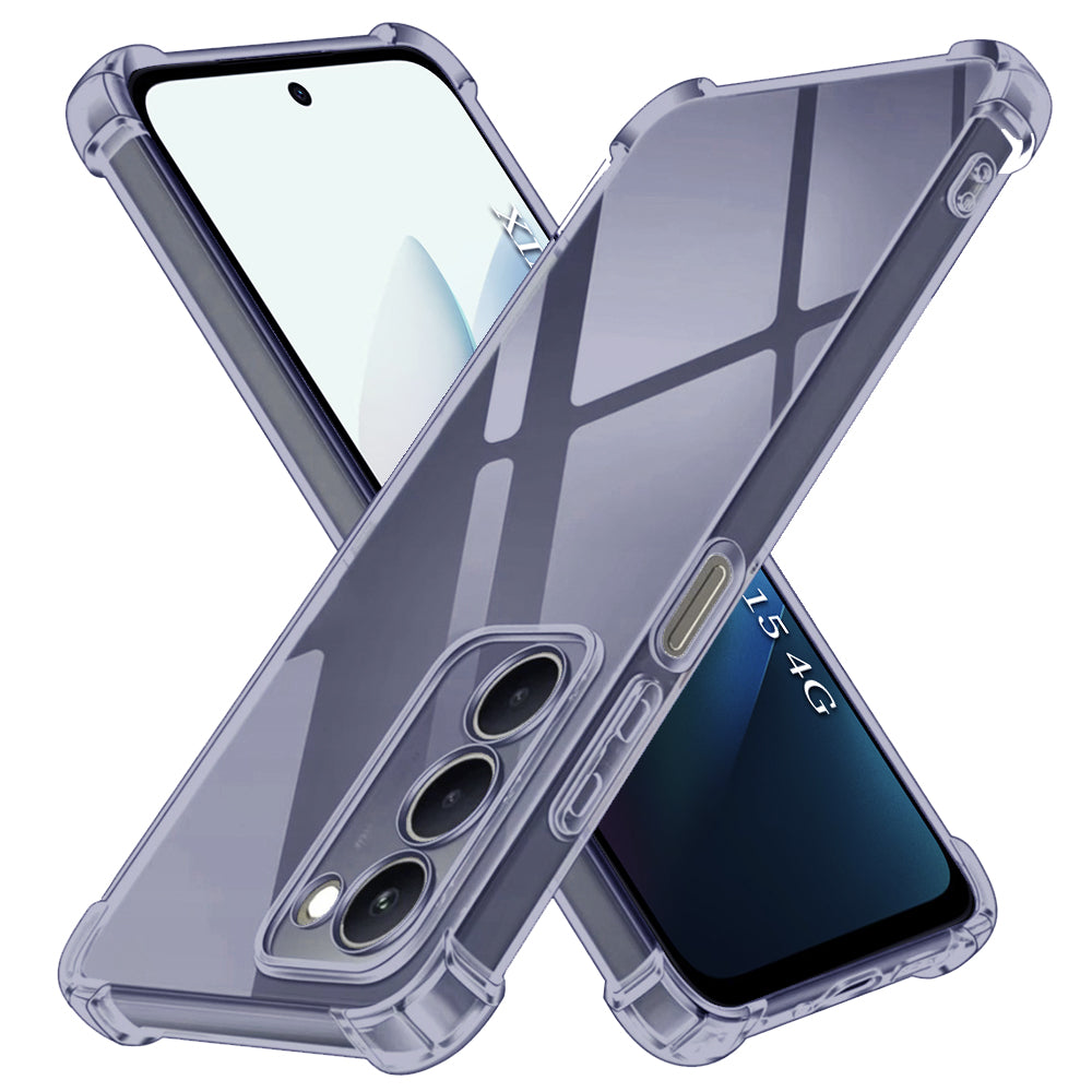 Калъф за Xiaomi Redmi 15 5G / 15 4G, Techsuit, Shockproof Clear, Опушен