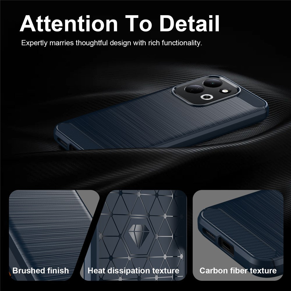 Case for Xiaomi Redmi 17 5G / 17 4G, Techsuit, Carbon, Blue