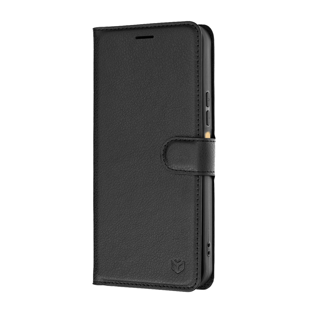 Калъф за Xiaomi Redmi 17 5G / 17 4G, Techsuit, Leather Folio, Черен