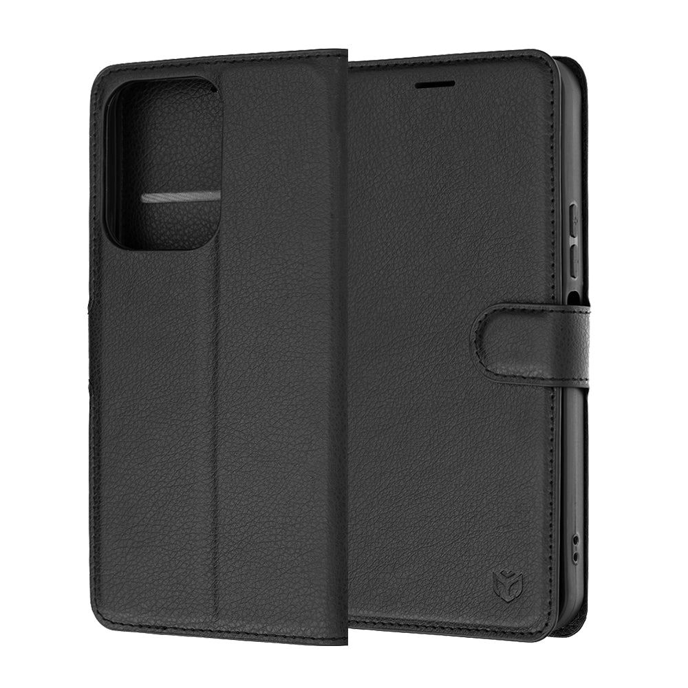 Калъф за Xiaomi Redmi 17 5G / 17 4G, Techsuit, Leather Folio, Черен