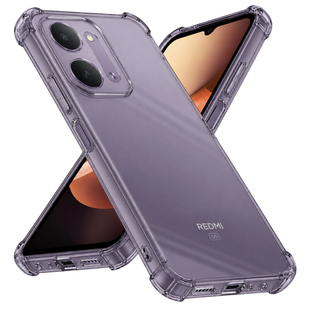 Калъф за Xiaomi Redmi 17C 5G, Techsuit, Shockproof Clear, Опушен