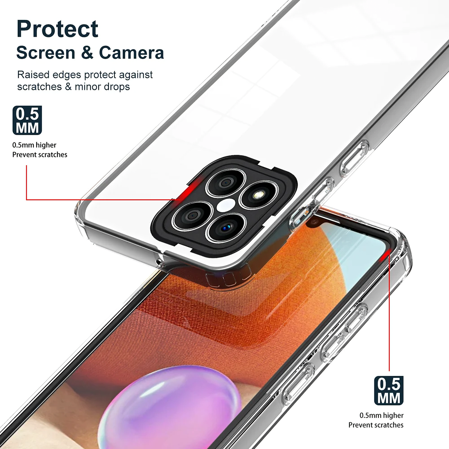 Калъф за Xiaomi Poco M6 / Redmi 13C 5G / Poco C65 / Redmi 13C, OEM, Enviro Hybrid, черен