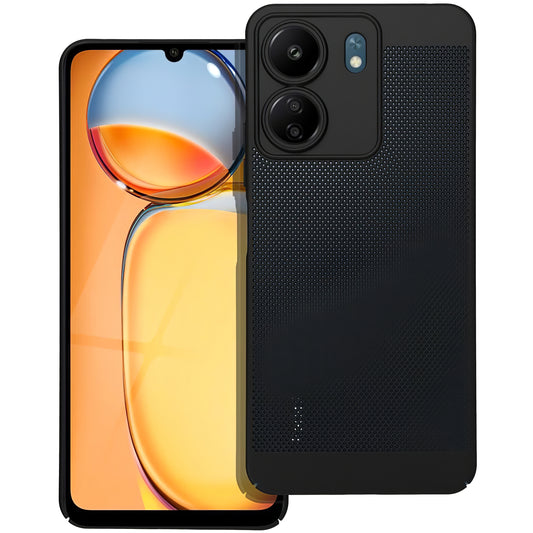 Калъф за Xiaomi Poco C65 / Redmi 13C, OEM, Breezy, черен