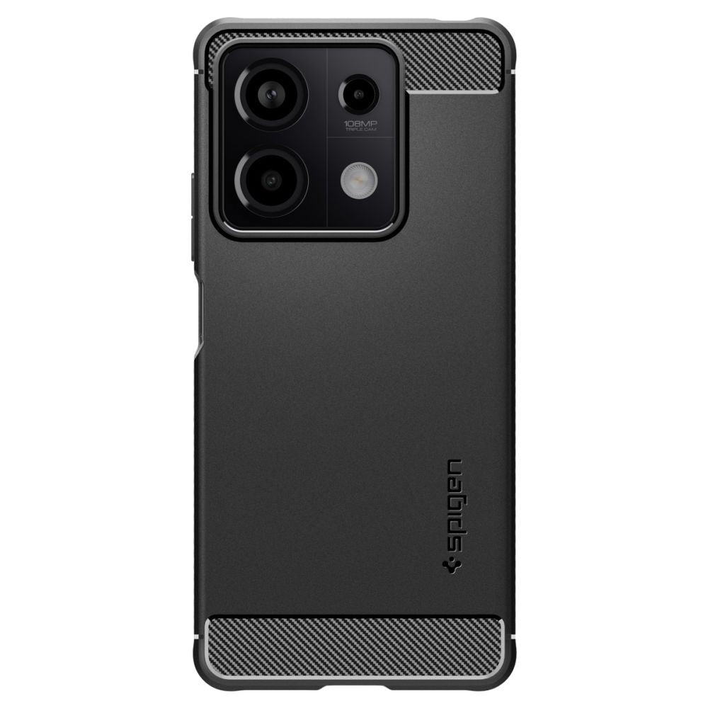 Калъф за Xiaomi Redmi Note 13 5G, Spigen, Rugged Armor, Черен ACS07665