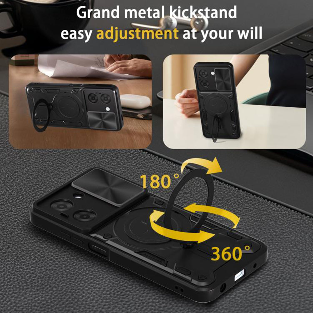 Калъф за Xiaomi Redmi A5 4G (Регионален), Techsuit, CamGuard Pro, Черен