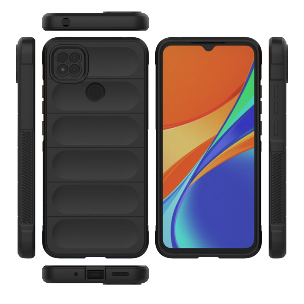 Калъф за Xiaomi Redmi 9C NFC / 9C, Techsuit, Magic Shield, Черен