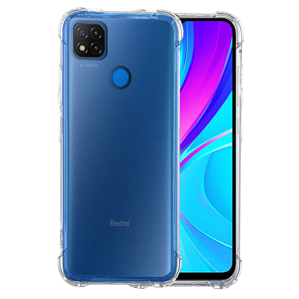 Калъф за Xiaomi Redmi 9C NFC / 9C, Techsuit, противоударен прозрачен, прозрачен