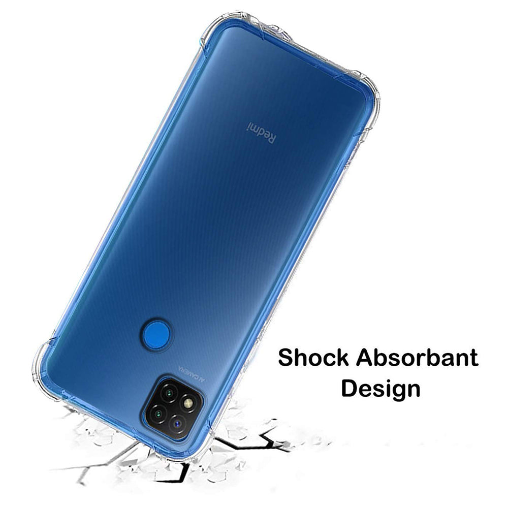 Калъф за Xiaomi Redmi 9C NFC / 9C, Techsuit, противоударен прозрачен, прозрачен