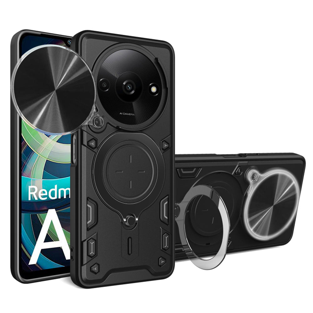 Калъф за Xiaomi Redmi A3, Techsuit, CamGuard Pro, Черен