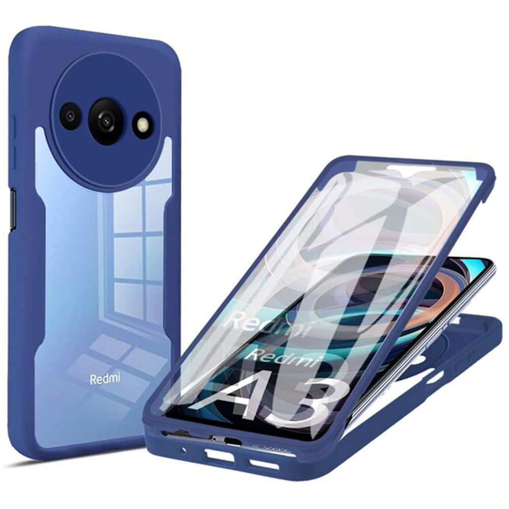 Калъф за Xiaomi Redmi A3x / A3, Techsuit, ColorVerse 360, Син