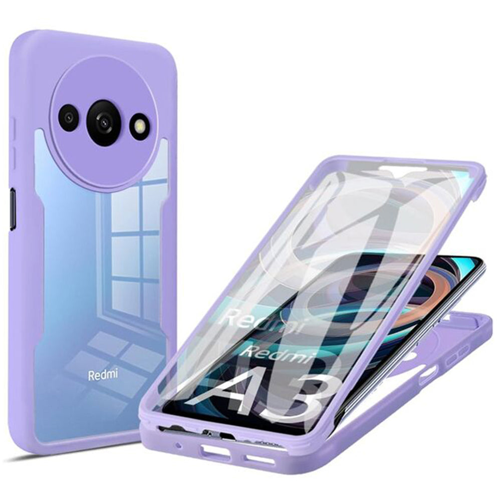 Калъф за Xiaomi Redmi A3x / A3, Techsuit, ColorVerse 360, Лилав