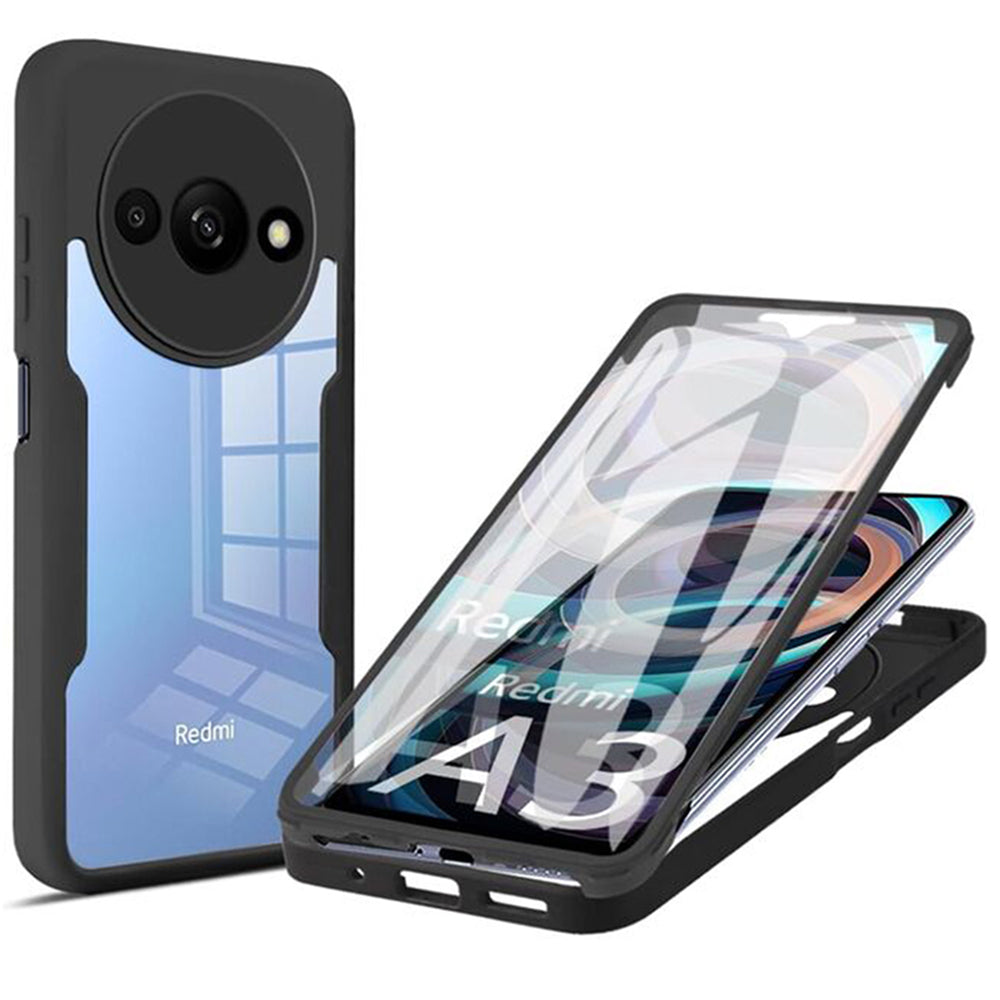 Калъф за Xiaomi Redmi A3x / A3, Techsuit, ColorVerse 360, Черен