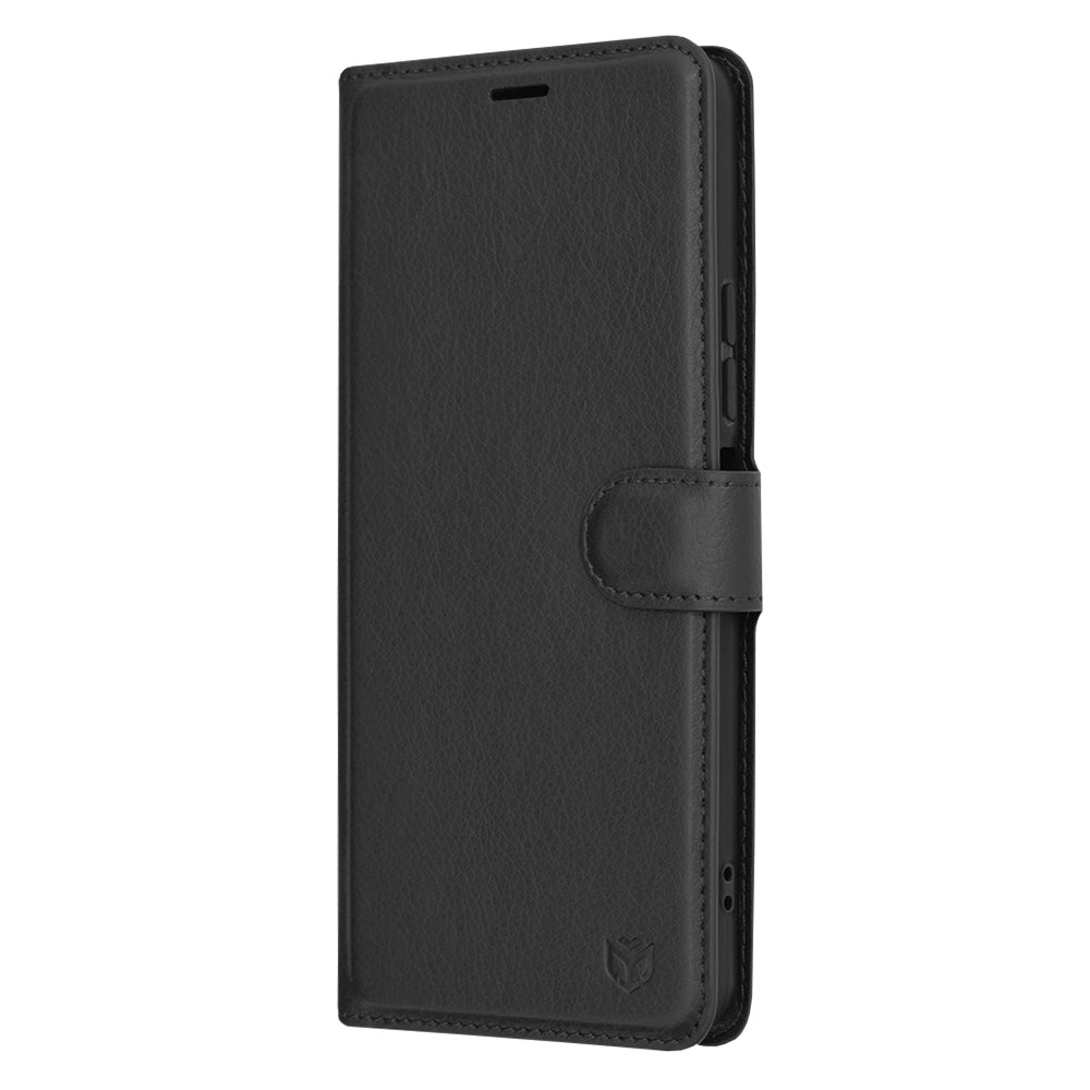 Калъф за Xiaomi Redmi A3x / A3, Techsuit, Leather Folio, Черен