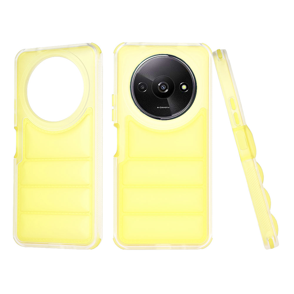 Калъф за Xiaomi Redmi A3x / A3, Techsuit, Wave Shield, Жълт