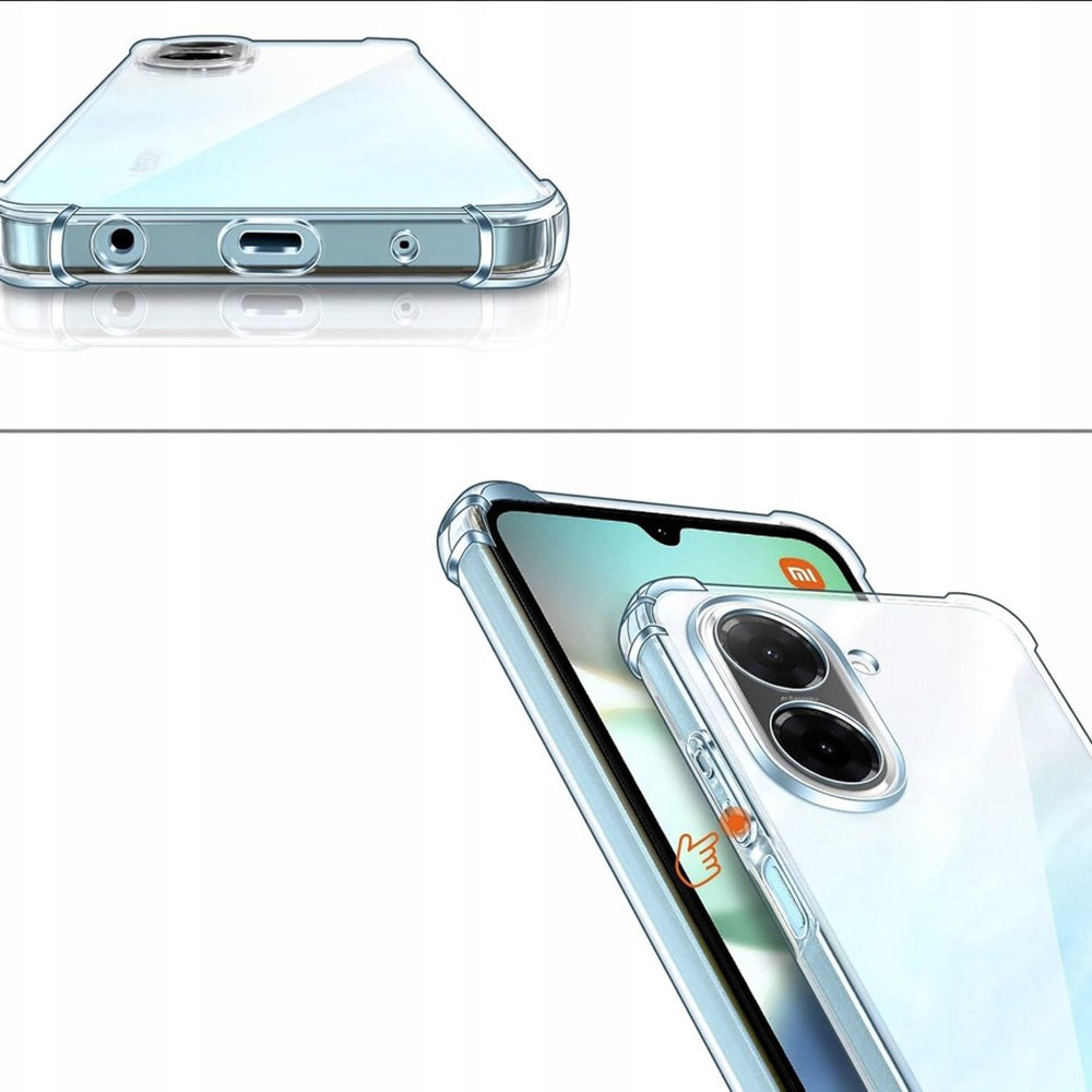 Калъф за Xiaomi Redmi A5 4G (Стандарт), Techsuit, противоударен прозрачен, прозрачен