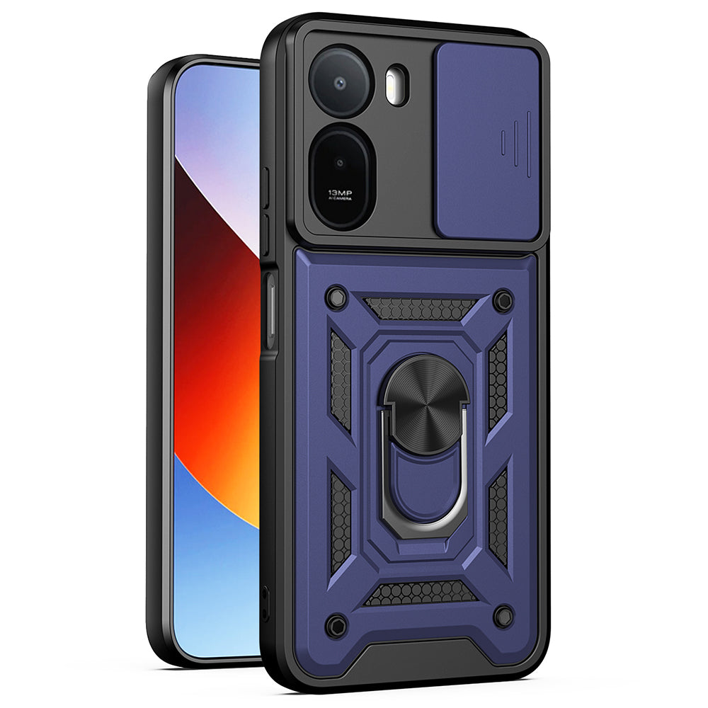 Калъф за Xiaomi Redmi A7 Pro 4G, Techsuit, CamShield, Син