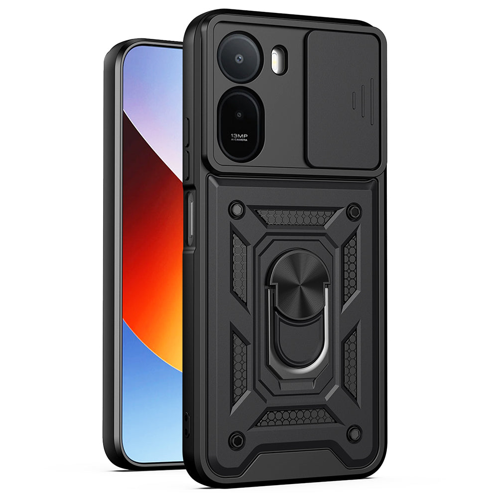 Калъф за Xiaomi Redmi A7 Pro 4G, Techsuit, CamShield, Черен