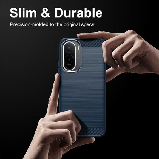 Калъф за Xiaomi Redmi A7 Pro 4G, Techsuit, Карбон, Син