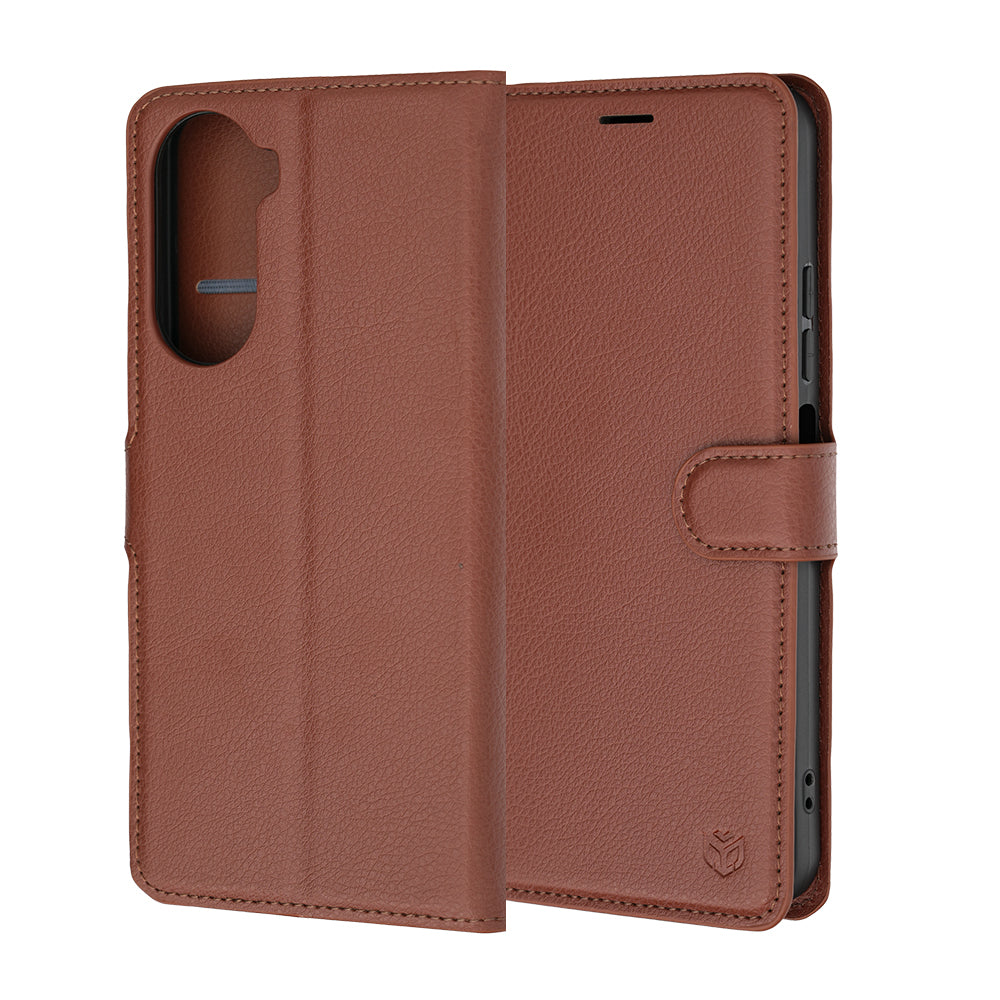 Калъф за Xiaomi Redmi A7 Pro 4G, Techsuit, Leather Folio, Кафяв