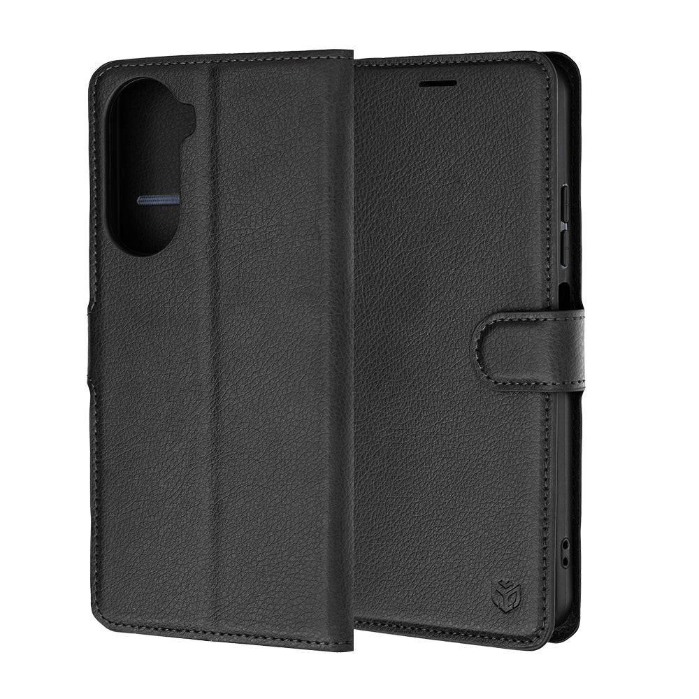 Калъф за Xiaomi Redmi A7 Pro 4G, Techsuit, Leather Folio, Черен