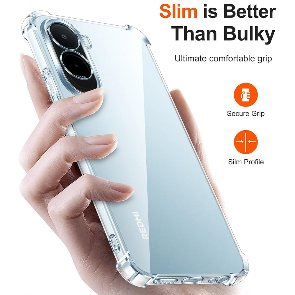 Калъф за Xiaomi Redmi A7 Pro 4G, Techsuit, Shockproof Clear, Прозрачен