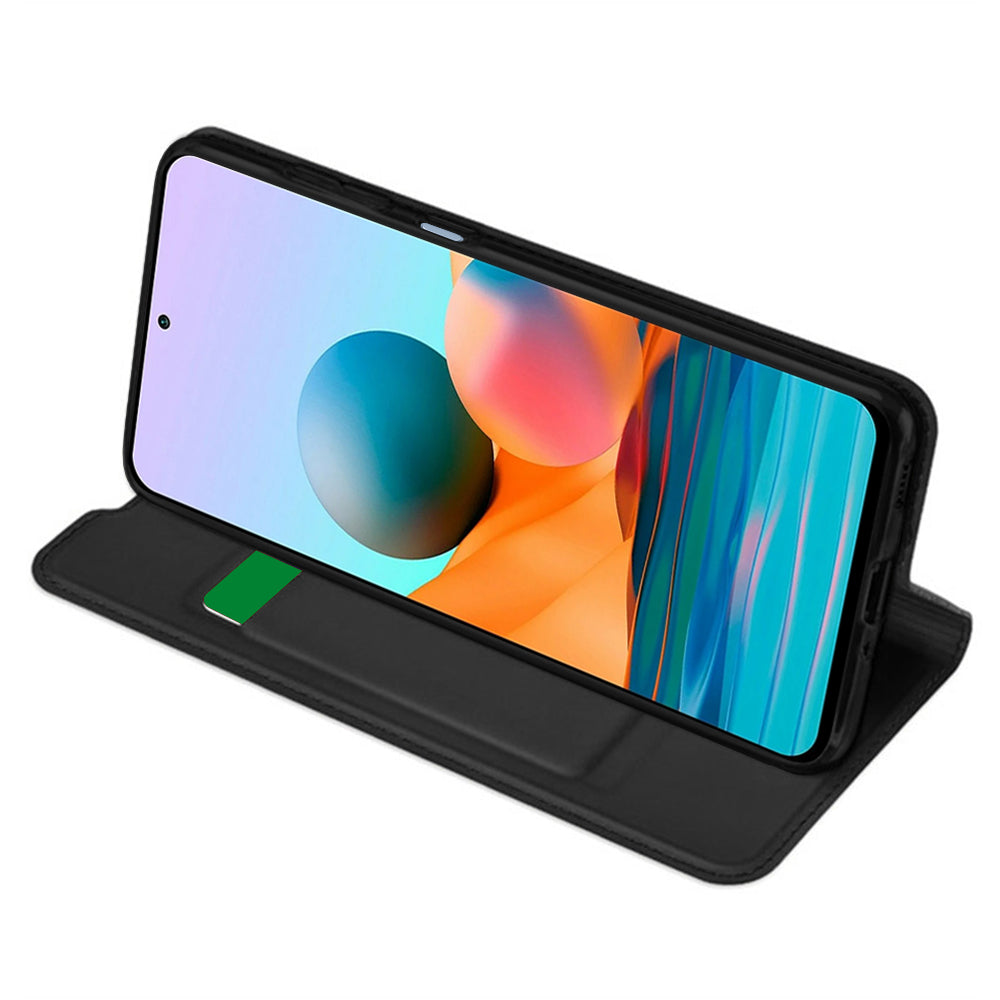 Калъф за Xiaomi Redmi Note 10 Pro Max / Note 10 Pro, Techsuit, Magskin Book, Черен