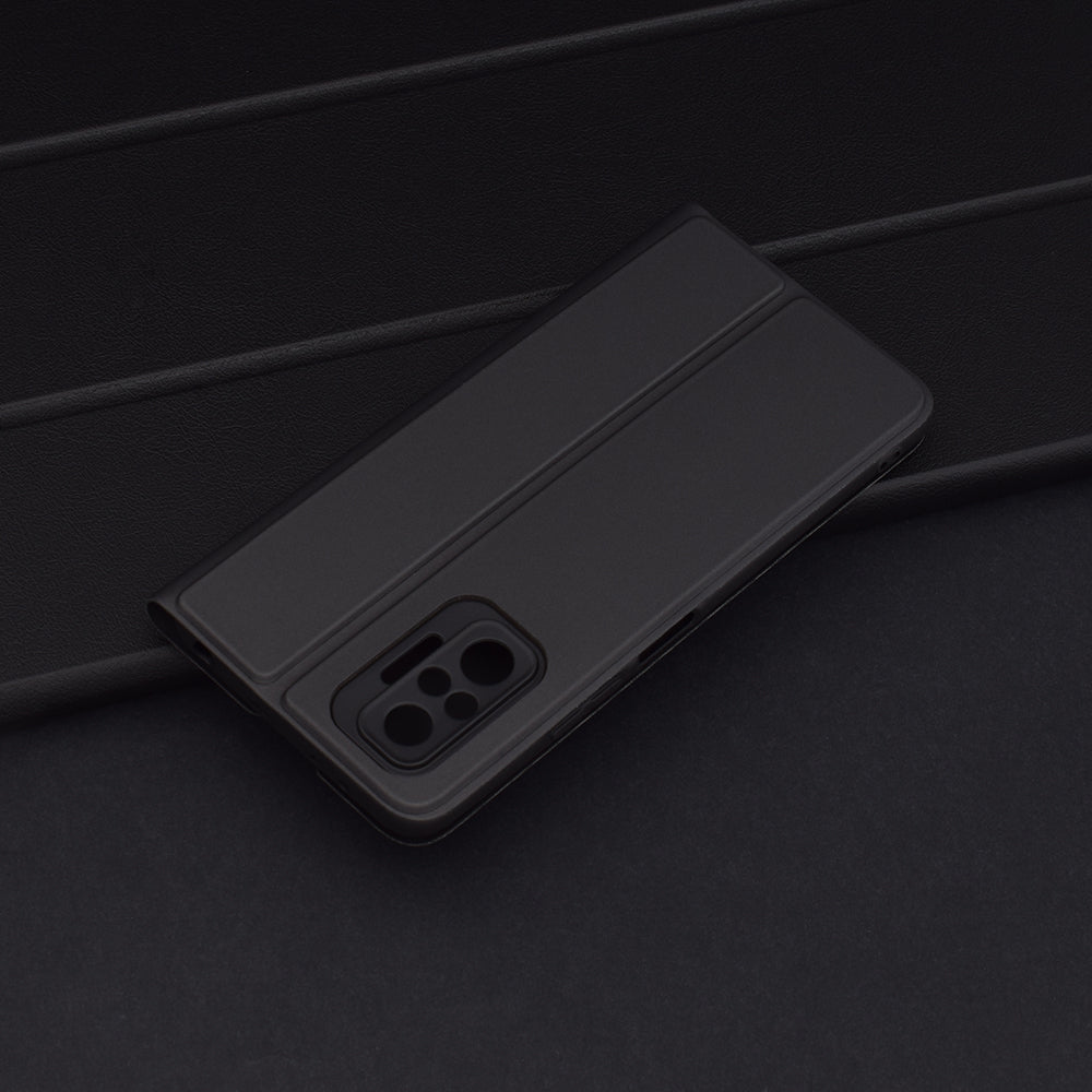 Калъф за Xiaomi Redmi Note 10 Pro Max / Note 10 Pro, Techsuit, Magskin Book, Черен