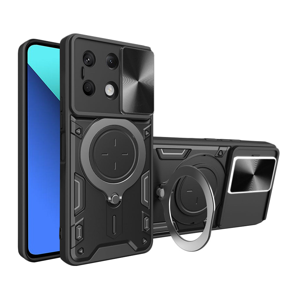 Калъф за Xiaomi Redmi Note 13 4G, Techsuit, CamGuard Pro, Черен
