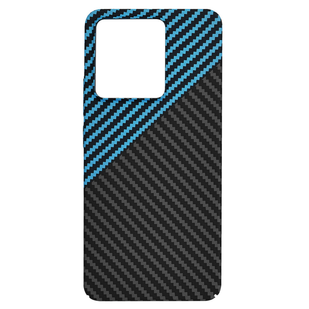 Калъф за Xiaomi Redmi Note 13 4G, Techsuit, Carbonite FiberShell, Черно Синьо